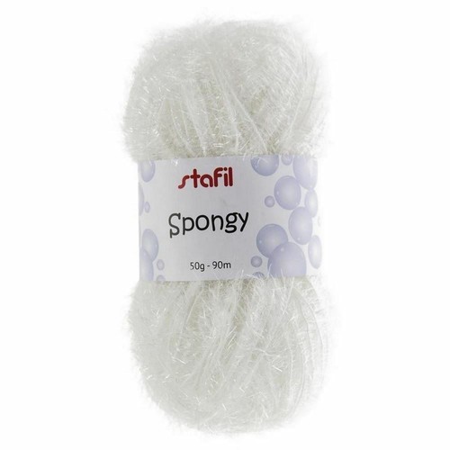 Filato spongy bianco - spongy,