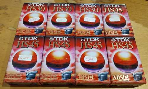 Lotto cassette vhs hs - cassette, 45