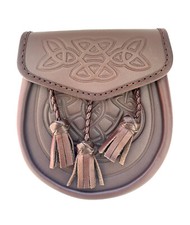 Brown Leather Fringe