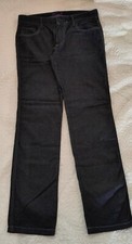 Pantaloni cotone leggeri simili a jeans neri uomo donna unisex taglia 46