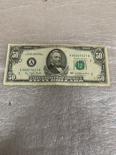 Banconota dollari united - banconota, 50