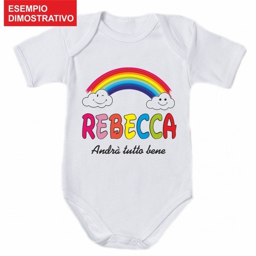 Body tutina bambina con stampa
