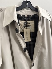 Trench coat Burberry Nova foderato a quadri beige uomo taglia 48 US 2019 nuovo con etichette con cintura