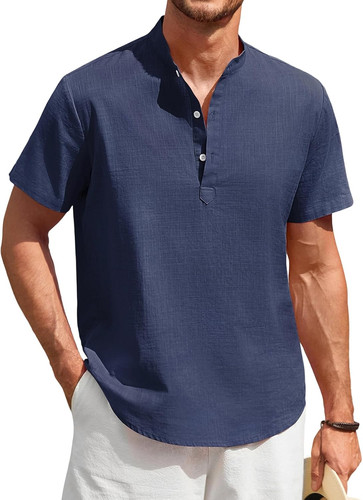 Camicia uomo lino cotone - camicia,