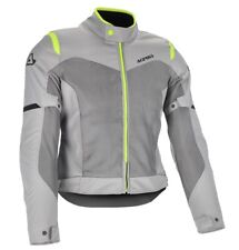 GIACCA MOTO DONNA ESTIVA ACERBIS CE RAMSEY VENTED 2.0 LADY GRIGIO GIALLO FL TG S