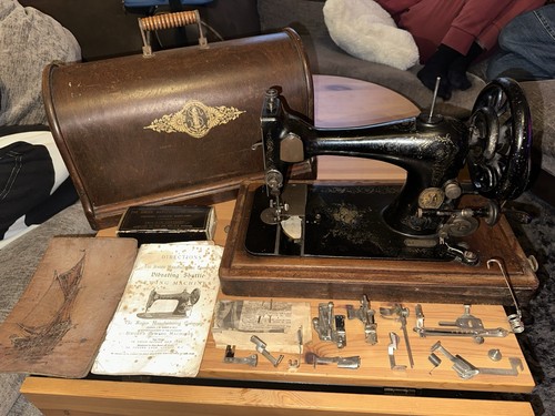 Antique 1891 singer hand - antique,