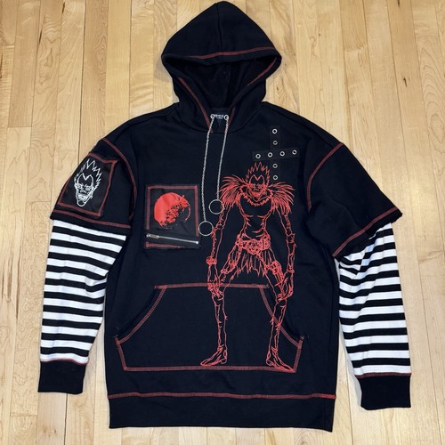 Felpa con cappuccio death - con,