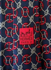 Hermès Hermes Cravatta Tie Cravate Krawatte 670 OA - GEOMETRIC DESIGN