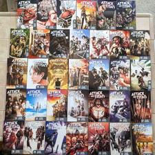 Attack on Titan manga vol 1-34