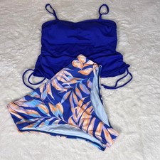 Set Tankini Cupshe blu a