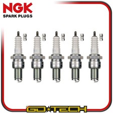 KIT 5 CANDELE NGK BR8ES a PASSO LUNGO con NOTTOLINO SVITABILE 5422 ORIGINALI