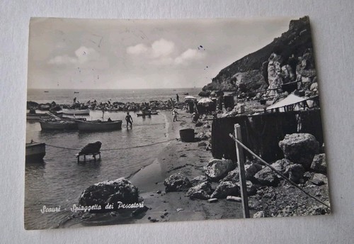 Cartolina scauri spiaggetta - cartolina,