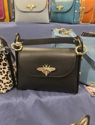 Borsa pelle nera made - nera, in