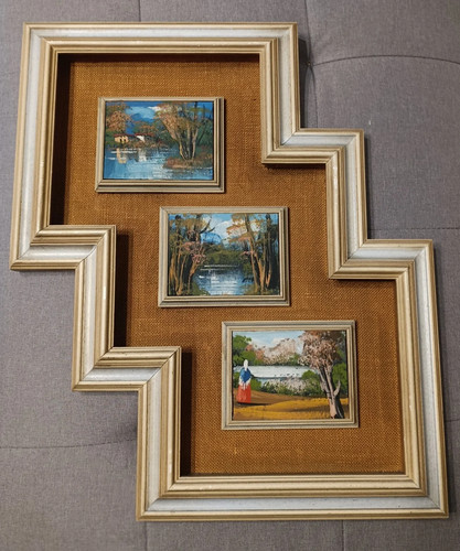 Trittico quadri con - di,
