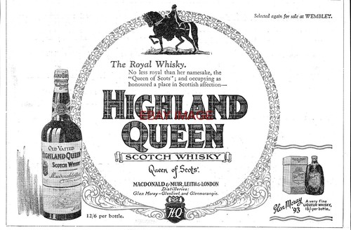 1925 advert for - advert, 'highland