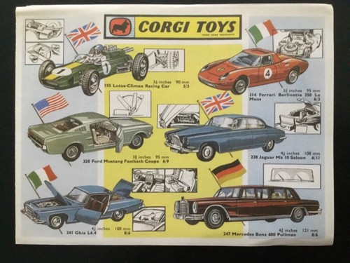 1960 iconic corgi toys - corgi,