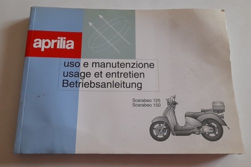 Aprilia libretto uso - aprilia,