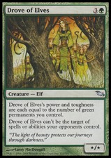 MTG DROVE OF ELVES EXC - FOLLA
