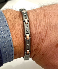 BRACCIALE ZANCAN IN ACCIAIO E