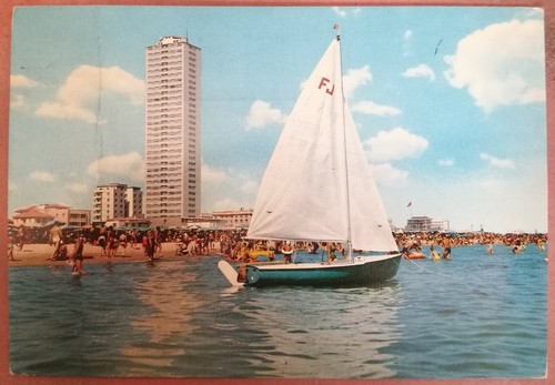 Cesenatico spiaggia 1971 - cesenatico,