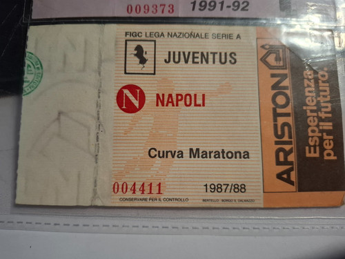 Biglietto ticket calcio napoli - ticket,