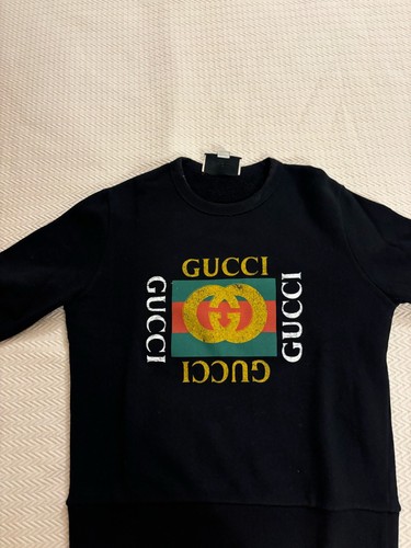 Felpa gucci nera originale - gucci,