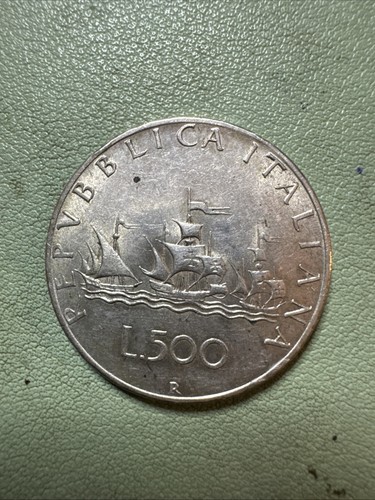 1960 italia 500 lire moneta - italia,