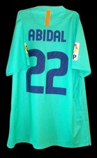 MAGLIA BARCELONA ABIDAL MATCH WORN ISSUE SHIRT