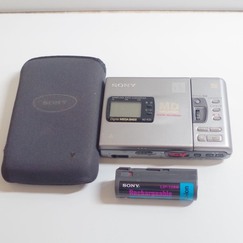 Sony minidisc recorder - sony,