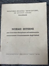 Libro Norme Sanatorio