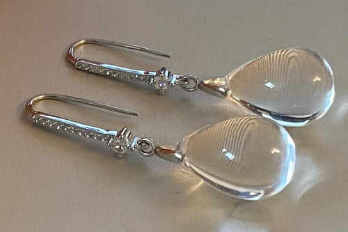 Orecchini fine cristallo - , di