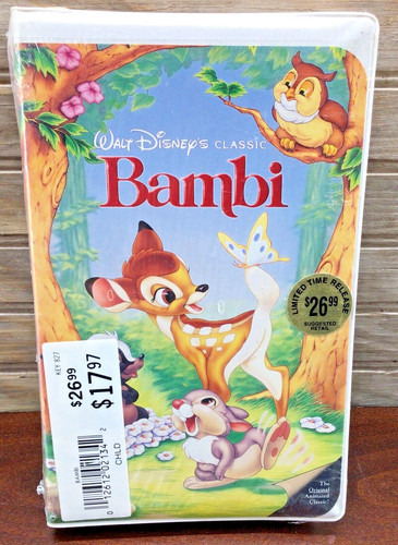 Sealed disney bambi black - bambi,