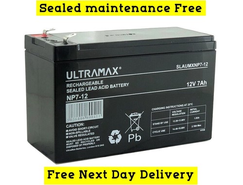 Ultramax 12v 7ah batteria - 7ah,