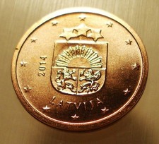 2014 latvian republic cent - latvian, 2