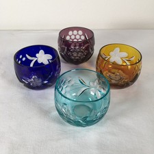 (4) Portacandele tazza vino