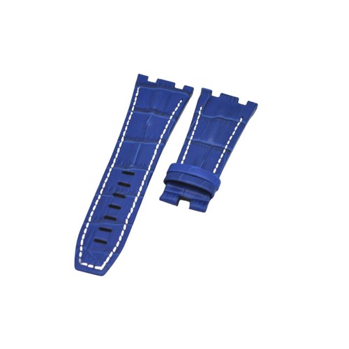 Cinturino orologio pelle blu