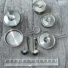 Set gioco pentole metallo