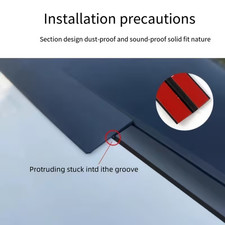 4007.Guarnizione in gomma super-adesiva per Parabrezza Auto, Tetto Apribile