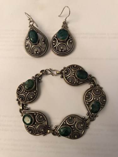 Parure argento indiano e - parure,