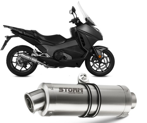 Storm mivv steel exhaust - storm,