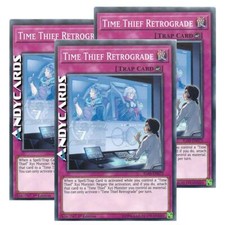 3x TIME THIEF RETROGRADE (Ladro Del Tempo Retrogrado) Comune • IGAS EN075 YUGIOH