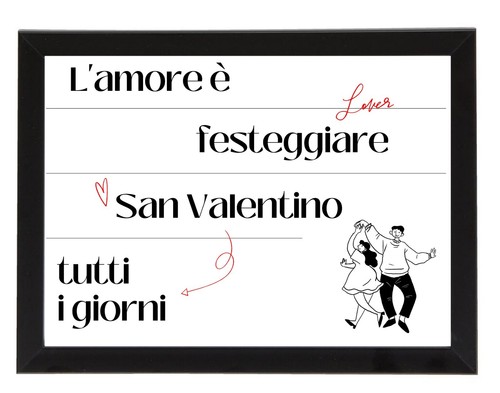 Quadro con stampa amore - quadro, san