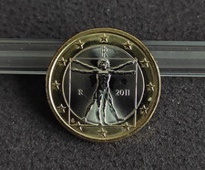 Moneta 1 Euro Italia 2011 Uomo