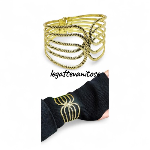 Bracciale donna rigido dorato - donna,