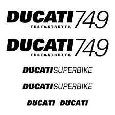 Kit Replica Adesivi Decals Compatibili con Ducati 749 Testastretta Restauro Moto