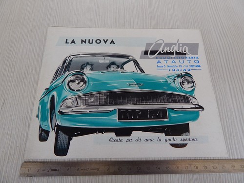 Brochure originale ford anglia - brochure,