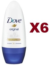 6 PZ DOVE ORIGINAL DEODORANTE ROLL ON 50ML