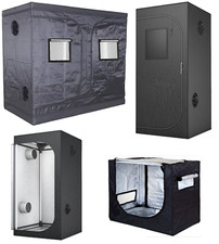Tenda da coltivazione tutte le misure argento foderata in mylar idroponica da interno grow bud room box