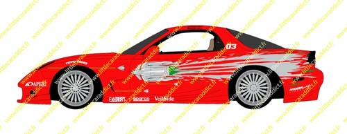Planche autocollant drift - rc,