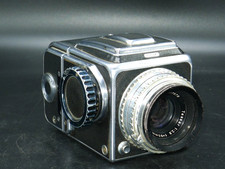 Macchina fotografica Hasselblad 1000F c.1956 con obiettivo Tessar 80mm2.8 e retro. Pulito/Funzionante!